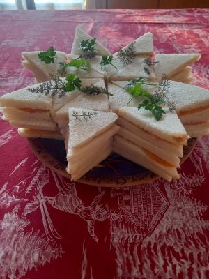 Recette Etoile de mini sandwichs