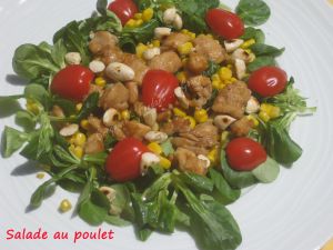 Recette Salade au poulet