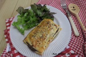 Recette Feuilletés aux noix de Saint-Jacques et crème de champignons au parmesan, à l'Air Fryer ou au four