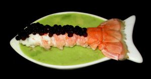 Recette Coupelle de Langoustine au Caviar et Avocat