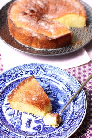 Recette Gâteau moelleux citron et fleurs de sureau