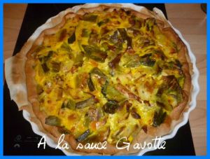 Recette Quiche aux poireaux et au haddock