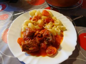 Recette Boeuf carotte et tomates au cookéo