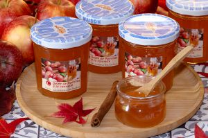 Recette Gelée de pommes au cidre, cannelle et sirop d’érable