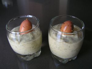 Recette Verrine de courgettes au tartare ail et fines herbes