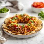 Recette Christmas Taco Cheese Ball Wreath