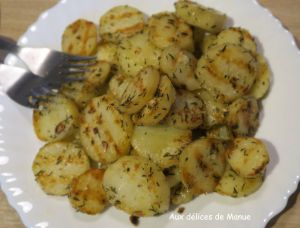 Recette Pommes de terre Ratte à l'ail et beurre à la plancha