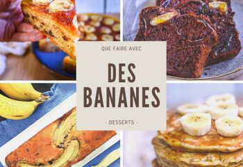 Recette Meilleures recettes de desserts à la banane