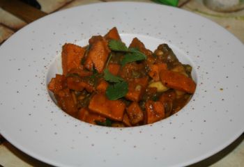 Recette Curry aux patates douces