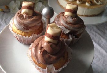 Recette Cupcake kinder Bueno white