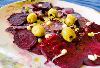 Recette Carpaccio de betterave