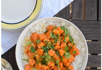 Recette Curry de patate de douce