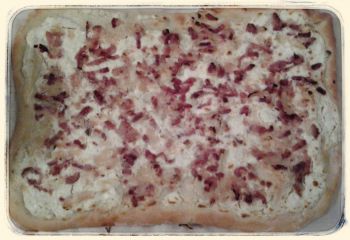 Recette Tarte flambée au thermomix