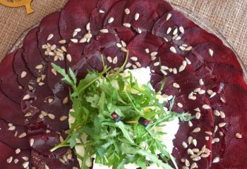 Recette Carpaccio de betteraves