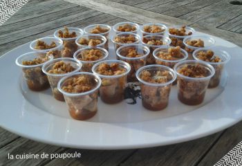 Recette Verrines de foie gras et pain d’épices sans gluten